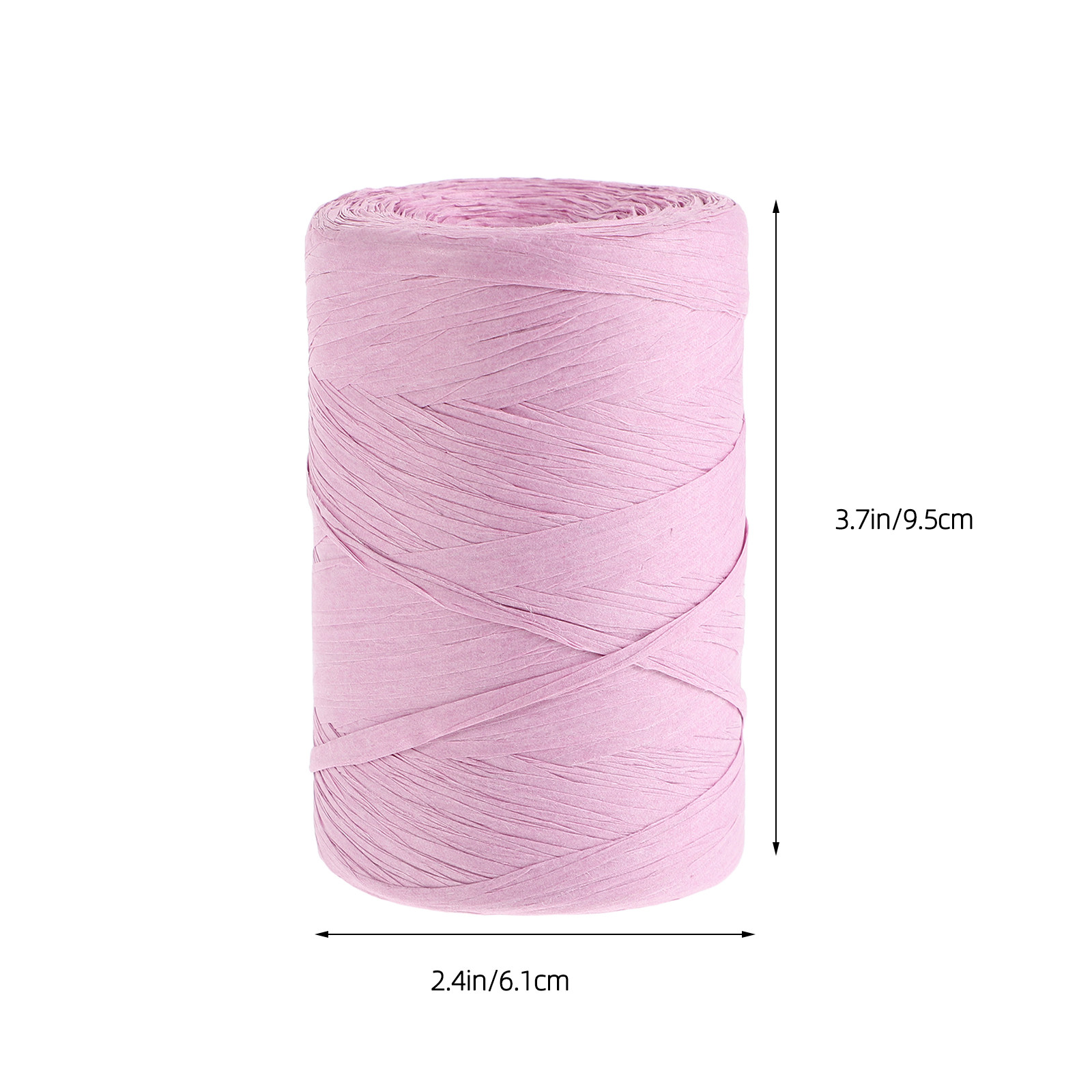 ラフィアペーパー色の平紐包装リボン、ブーケラッピング、DIY - Papercraft Supply Ribbon のレビューと価格