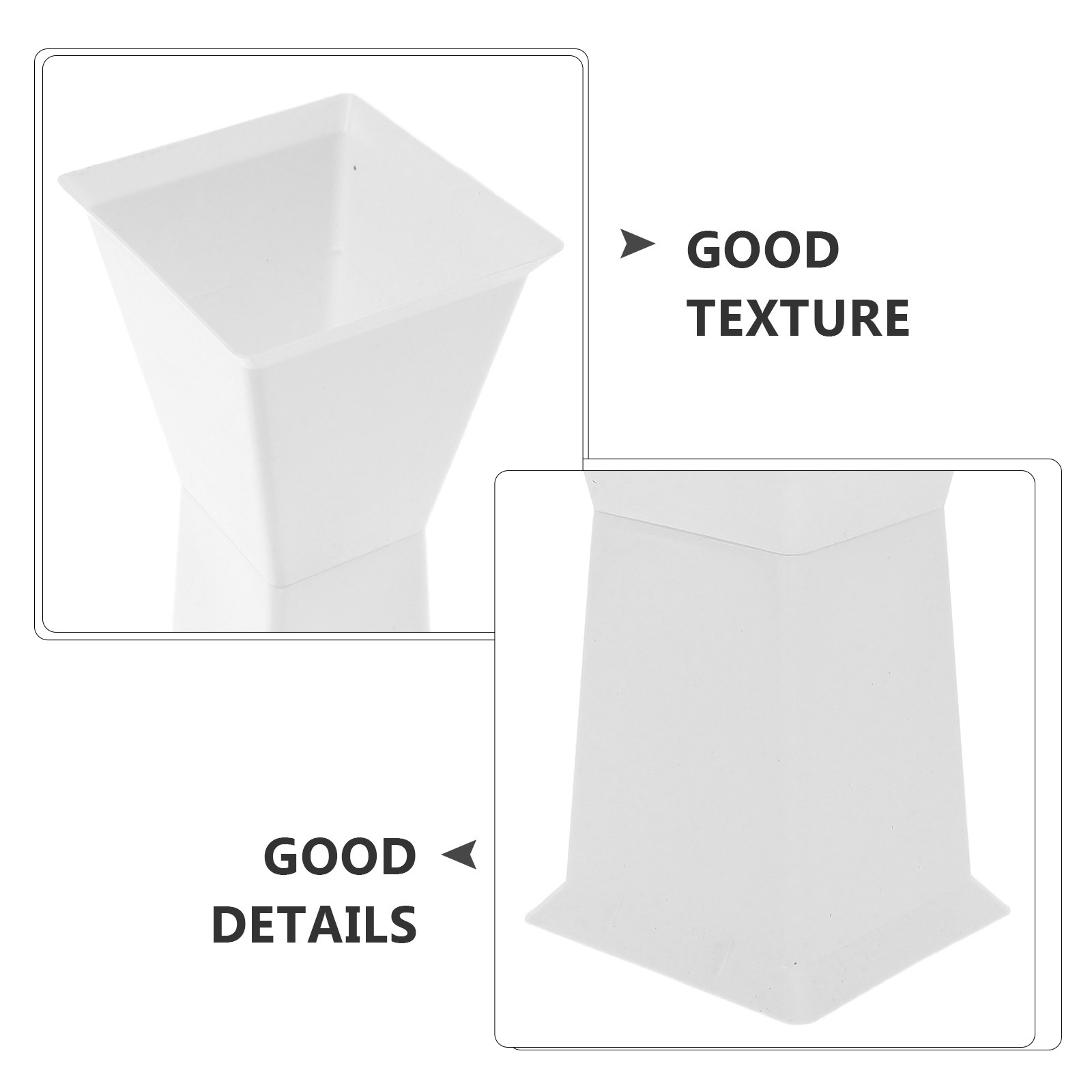 10個入り正方形フラワーアレンジメントベース プラスチック製 - Wedding Supply Shops のレビューと価格