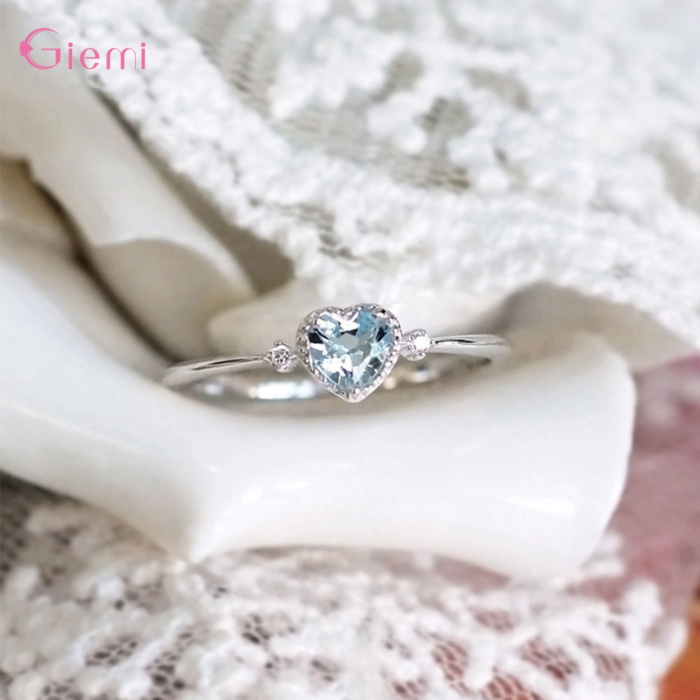 高級 925 スターリングシルバーブルーキュービックジルコン - Wedding Z のレビューと価格