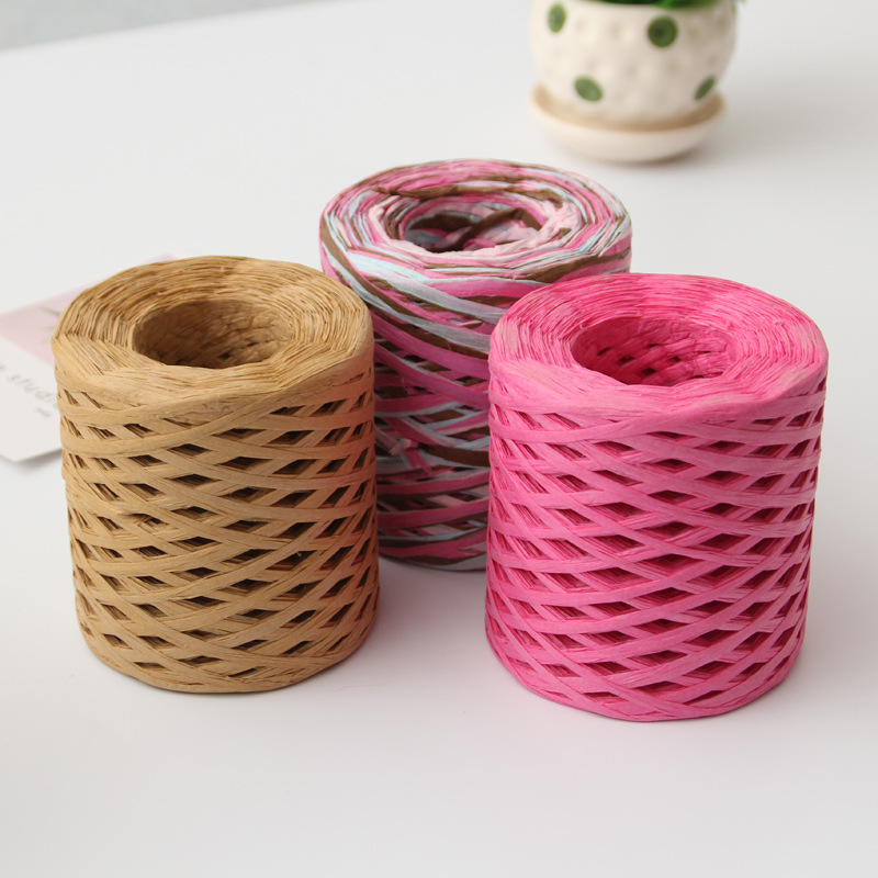 200 メートル/ロールラフィアペーパークラフトリボン糸手作 - Papercraft Supply Ribbon のレビューと価格