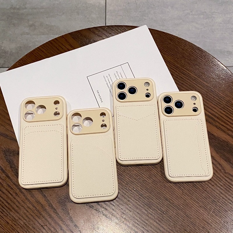 PUレザー財布型スマホケース カードホルダー付き iPhon - Place Card Holder のレビューと価格