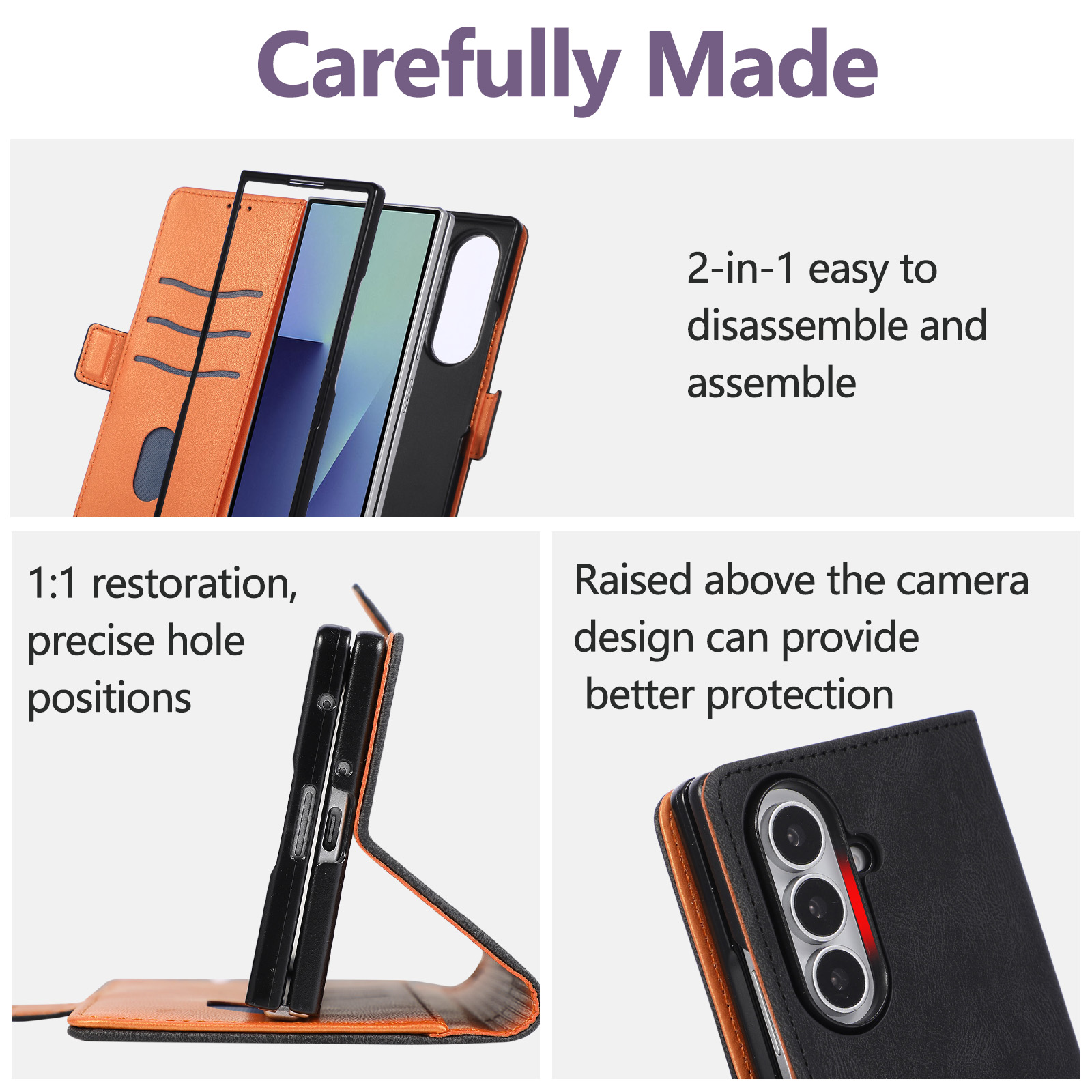 フリップレトロレザーウォレット型スマホケース Samsung - Place Card Holder のレビューと価格